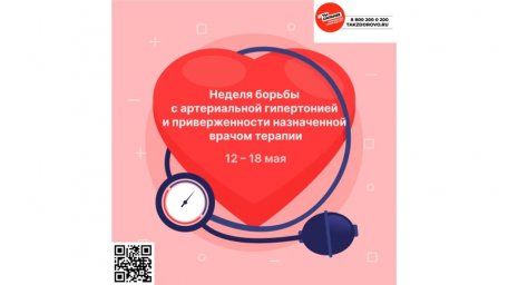 Неделя борьбы с артериальной гипертонией и приверженности назначенной врачом терапии 0 Неделя борьбы с артериальной гипертонией и приверженности назначенной врачом терапии 0